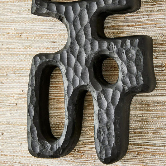 Chiseled Silhouette Wall Sculptures, S/2