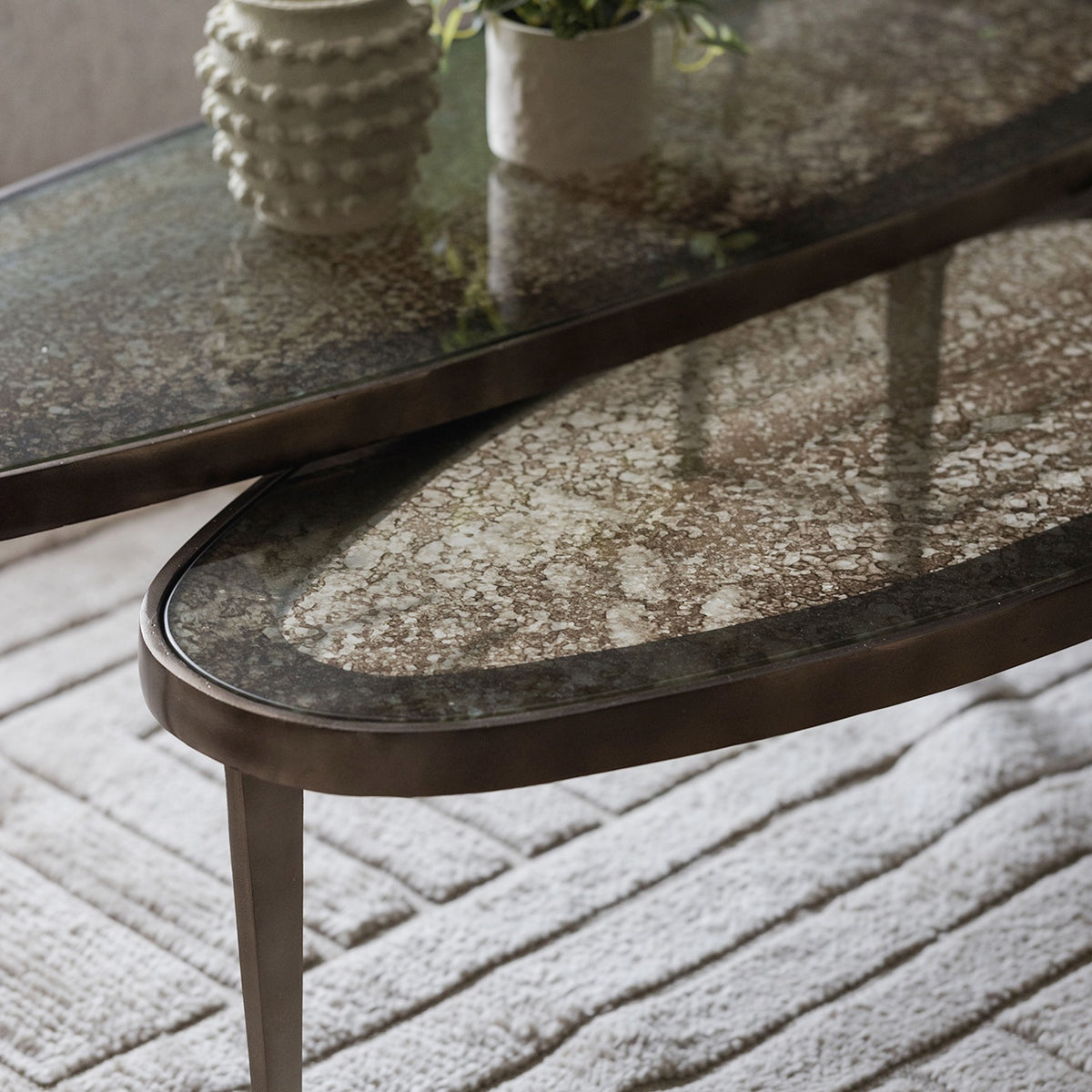 Jan Cocktail Table Large - Twilight Bronze