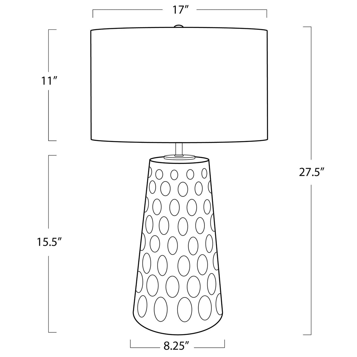 Kelvin Ceramic Table Lamp - Terra Cotta