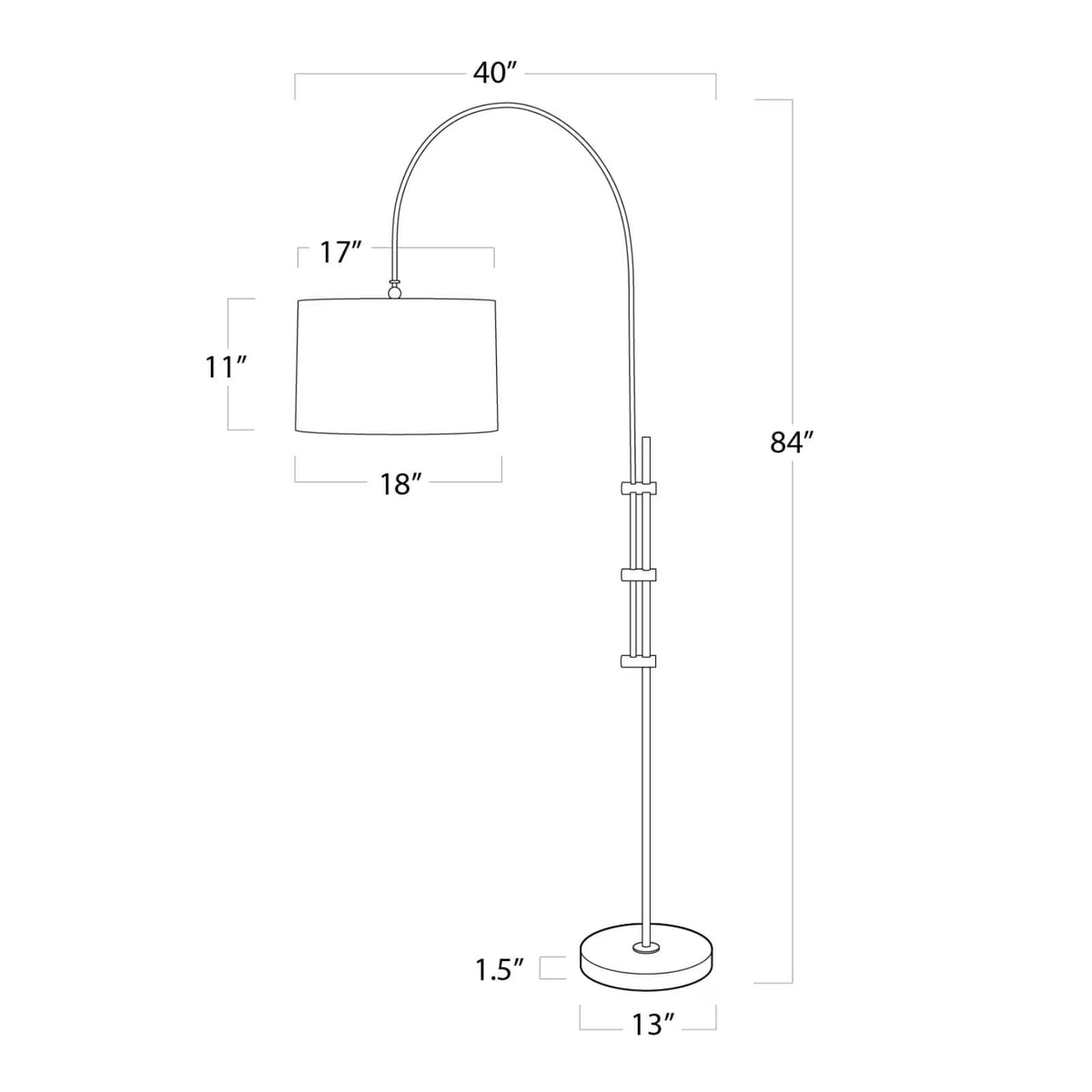 Arc Floor Lamp (Oil Rubbed Bronze)