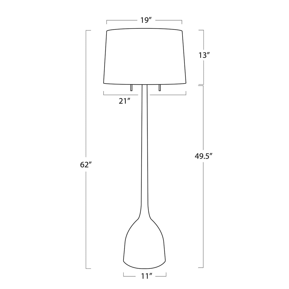 Logan Floor Lamp (Oil Rubbed Bronze)