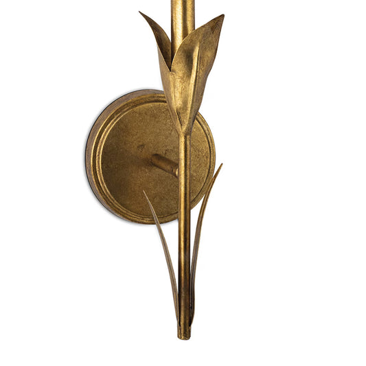 River Reed Sconce Single (Rattan Shade)