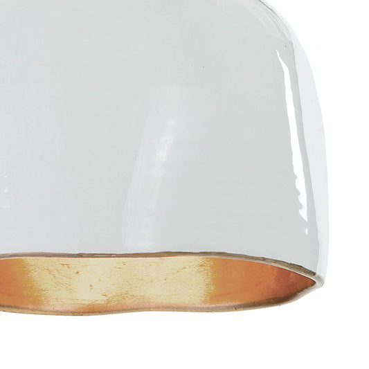 Bianca Ceramic Pendant (White)