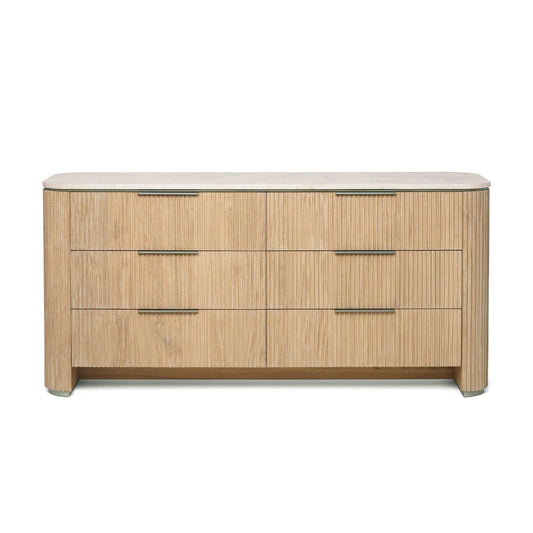 Morrison 6 Drawer Chest - Husk