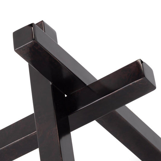 Intersecting Sculpture (Black Zinc)