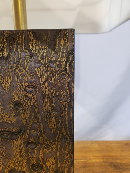 Wood Veneer Table Lamp