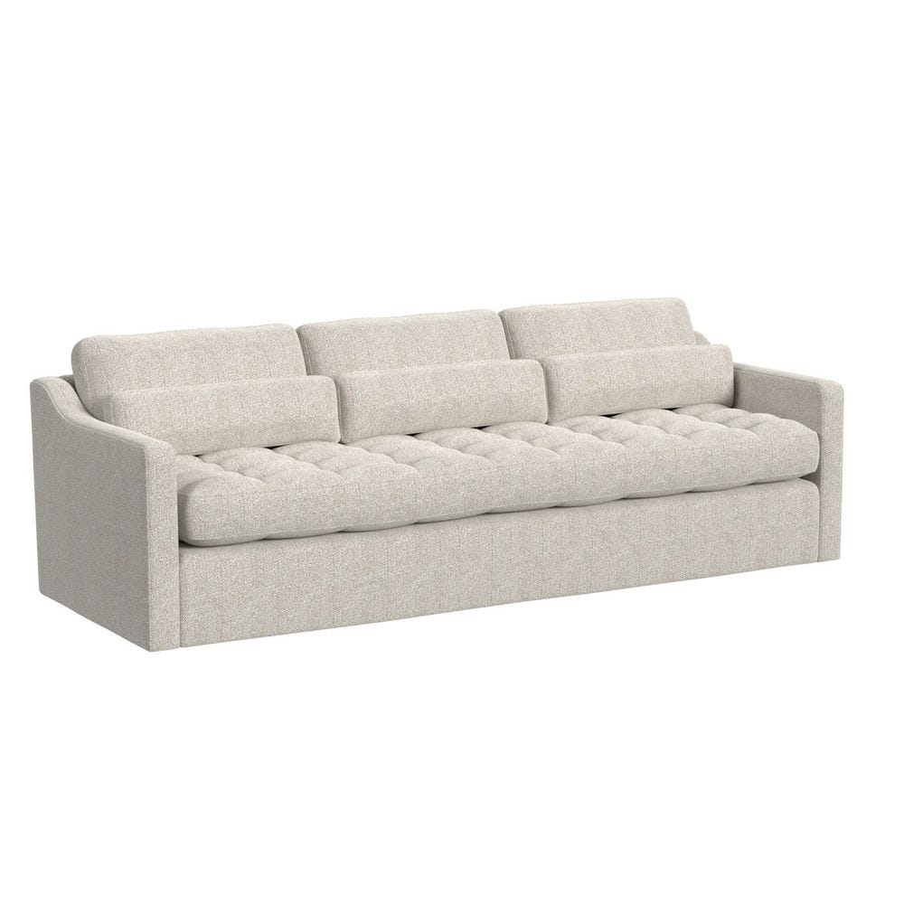 Slope 90 inch Sofa - Snuggle Vanilla