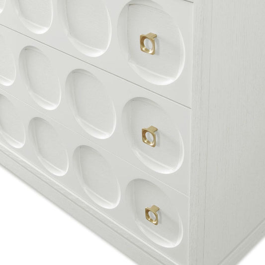 Roundabout 3 Drawer Chest - White