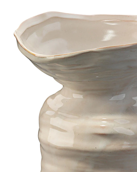 Marine Vase Pearl Cream