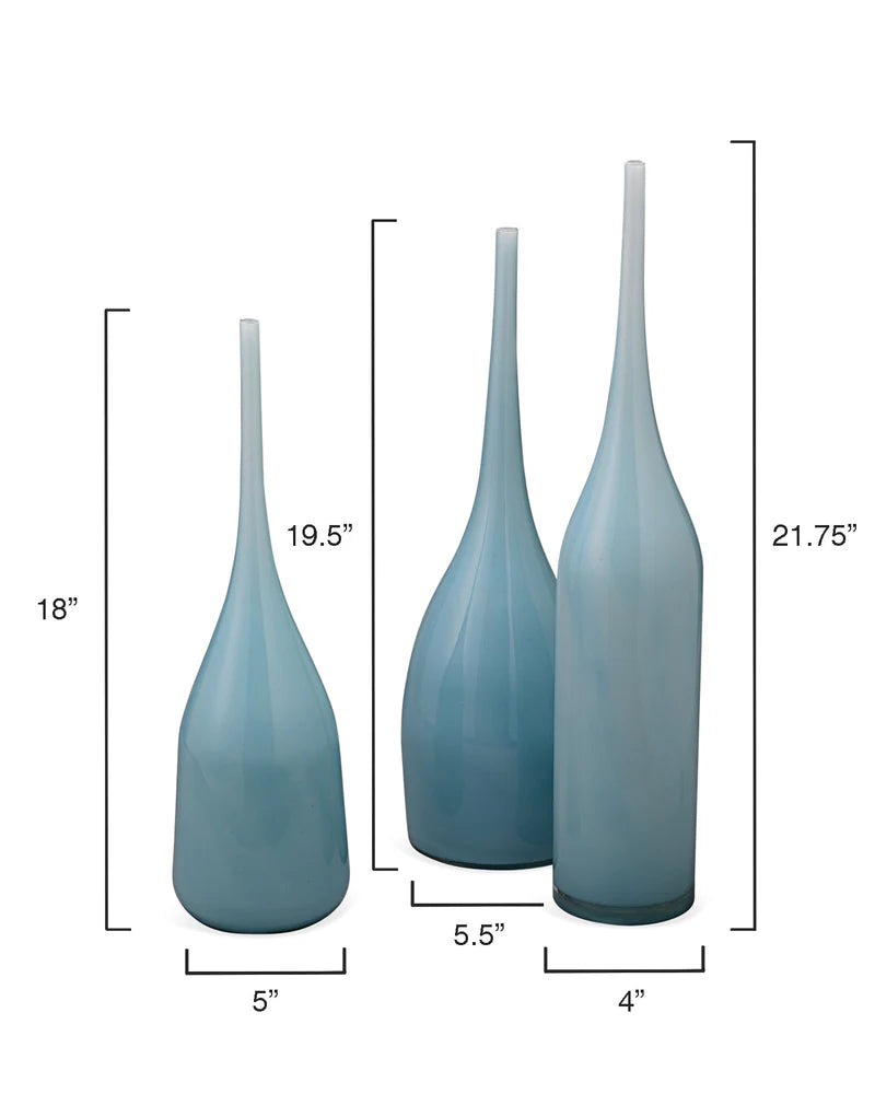 Pixie Vases - Periwinkle, S/3