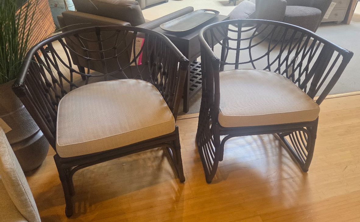 Woven Rattan Side Chair