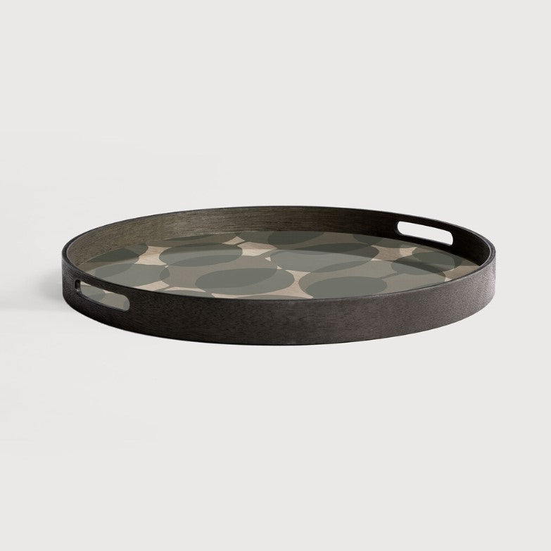 Connected Dots Glass Tray
