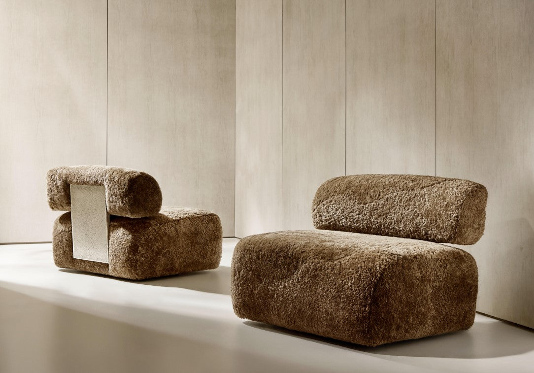 Paley Shearling Swivel Chair