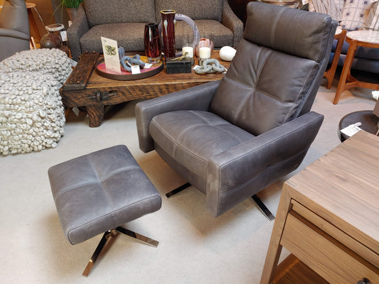 Rainier Comfort Air Recliner and Ottoman