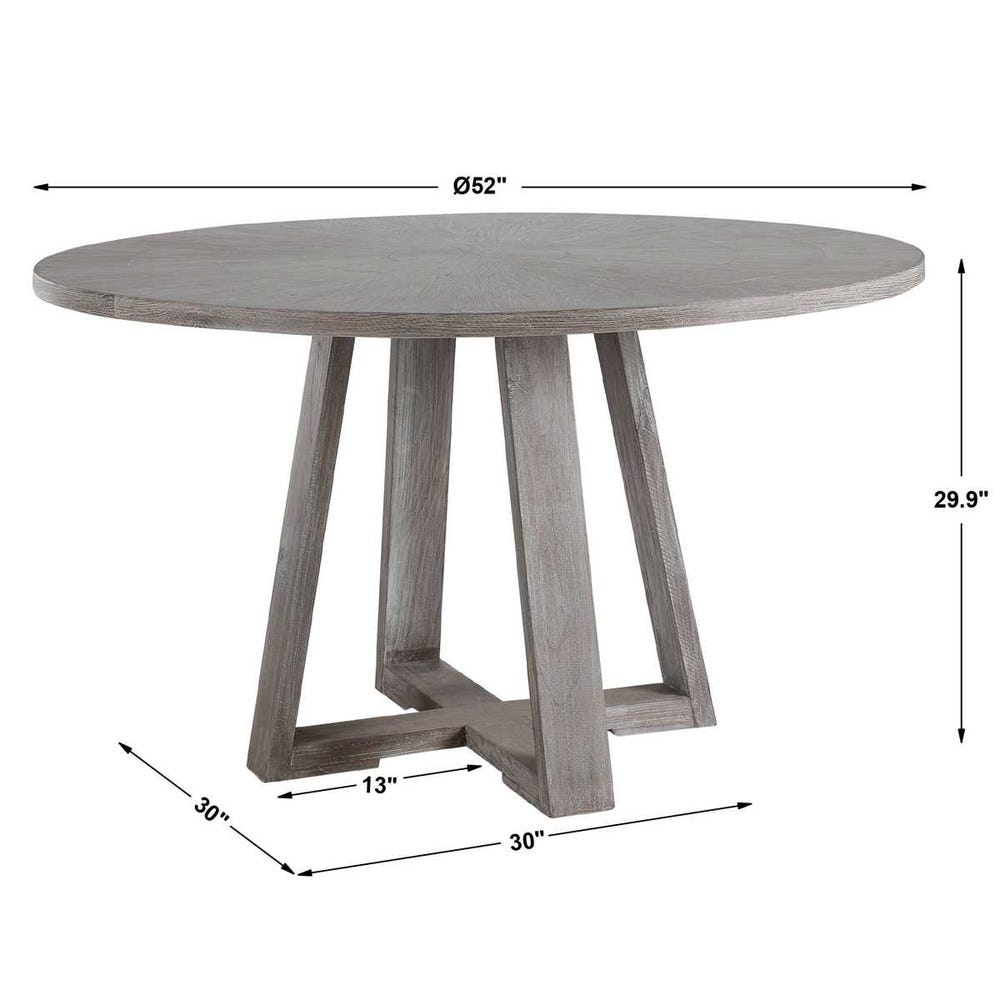 Gidran Dining Table, Gray