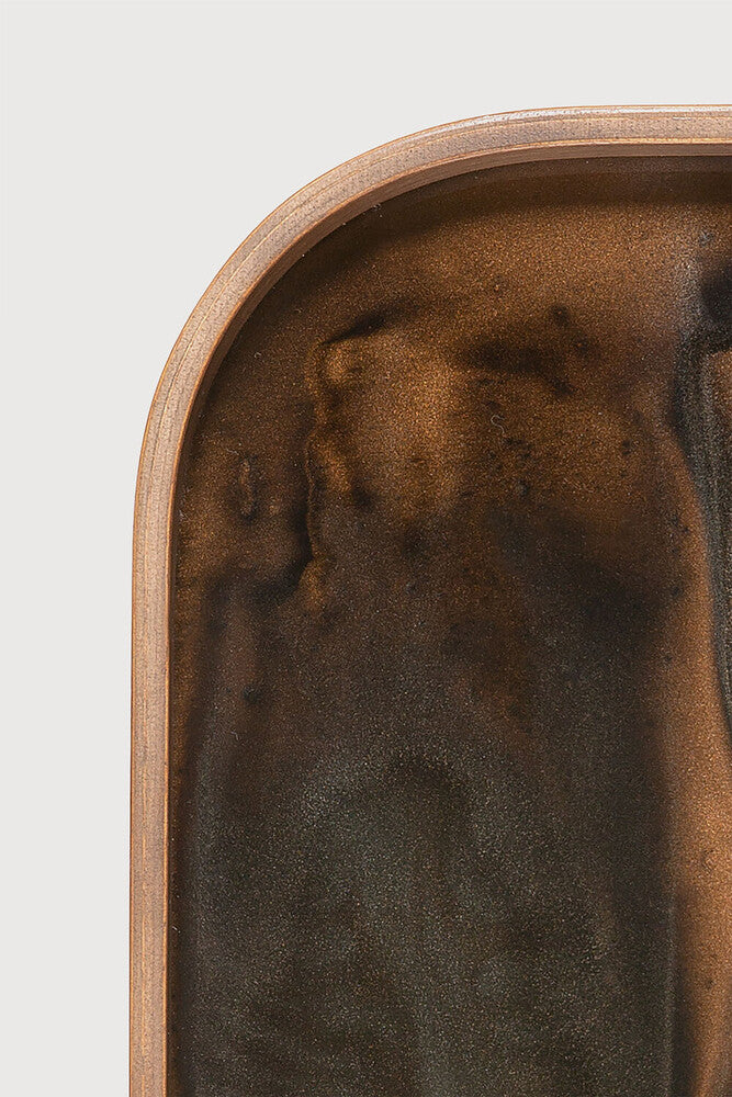 Organic Valet Tray - Bronze