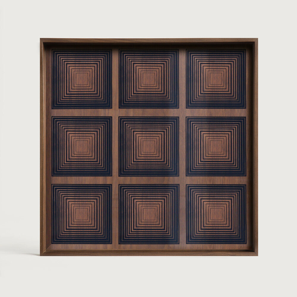 Squares Glass Tray