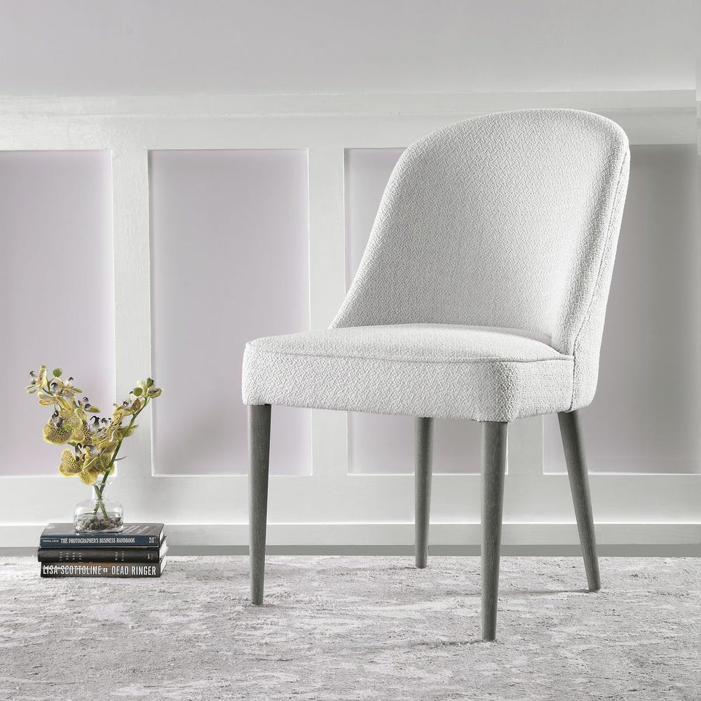 Brie Armless Chair, White