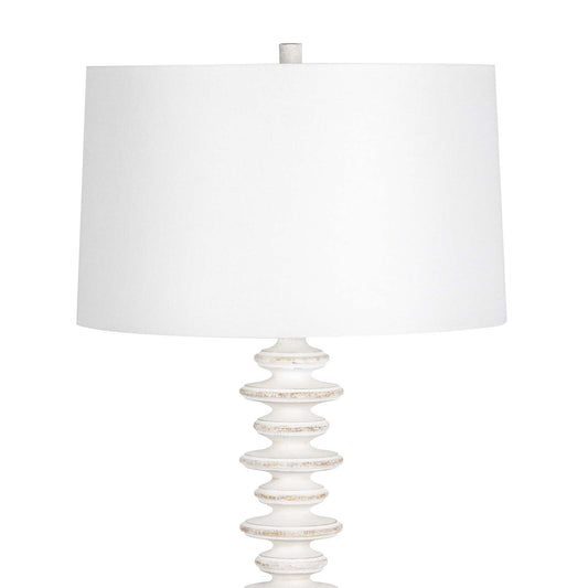 Fishbone Buffet Lamp - White
