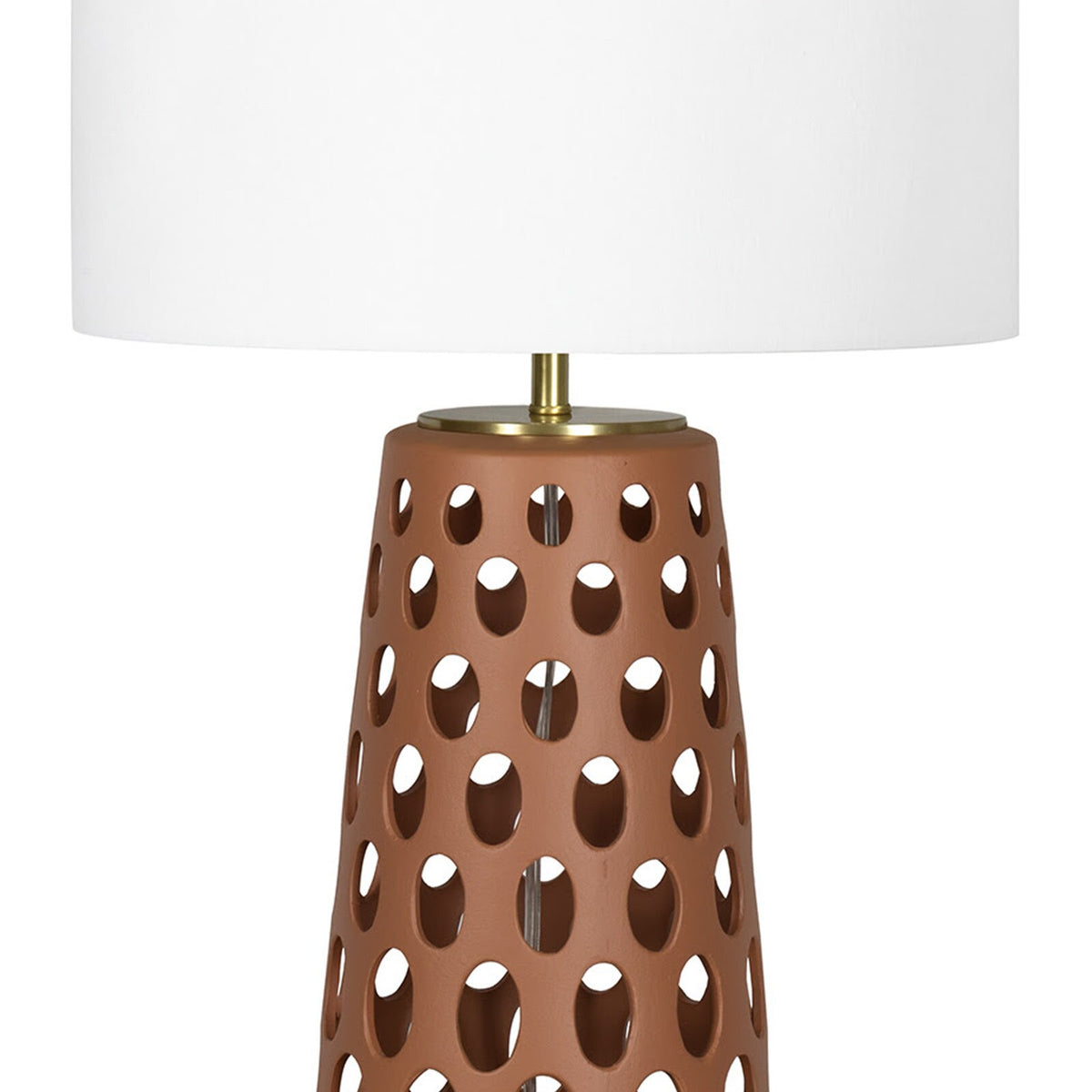 Kelvin Ceramic Table Lamp - Terra Cotta