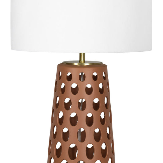 Kelvin Ceramic Table Lamp - Terra Cotta