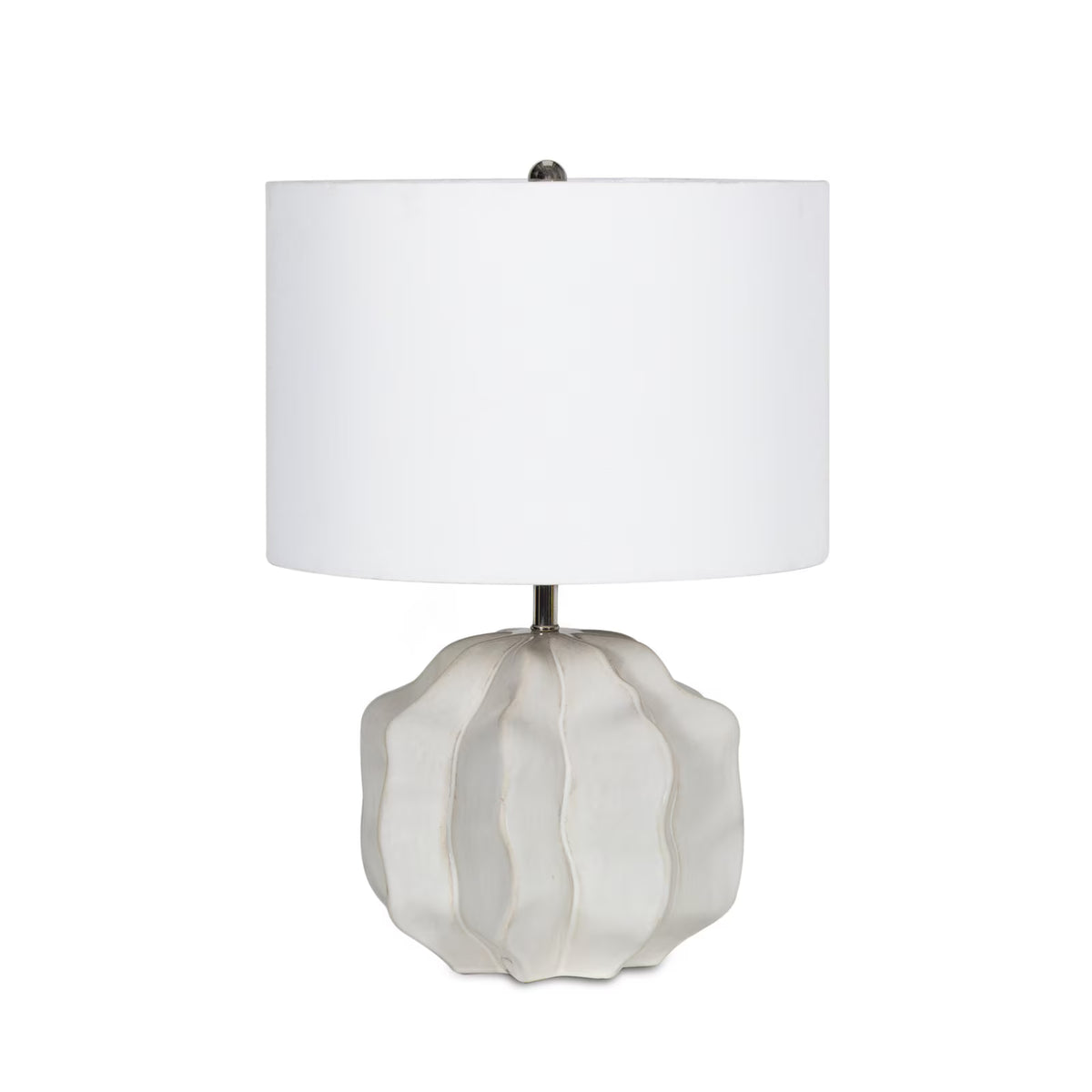 Destin Ceramic Mini Lamp (Ivory)