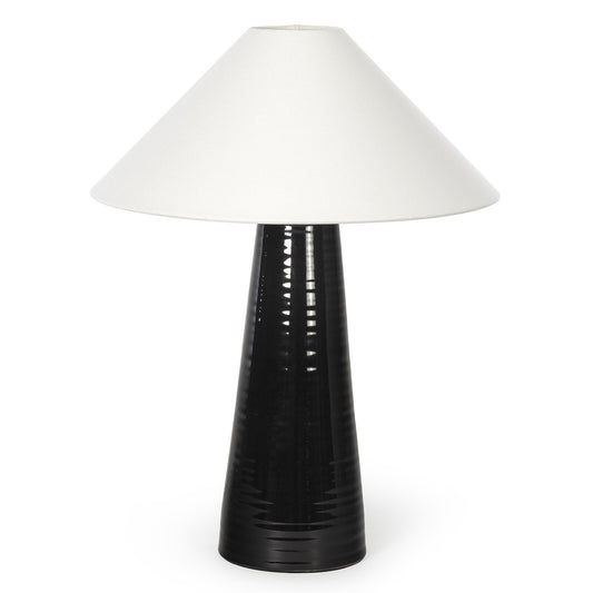 Koda Ceramic Table Lamp - Black