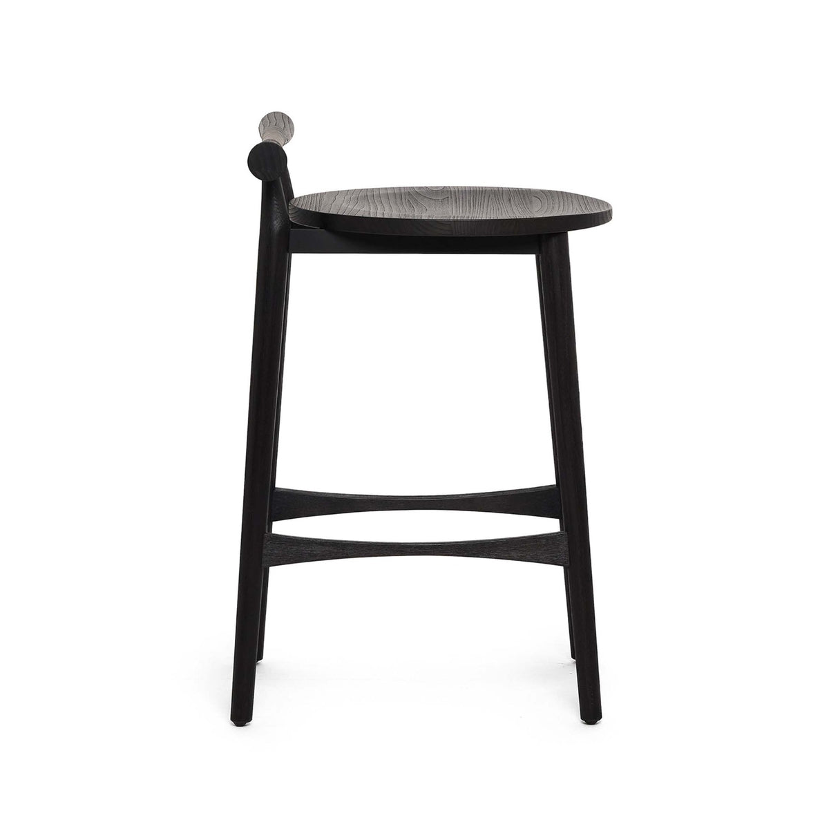 Madeira Counter Stool - Matte Black