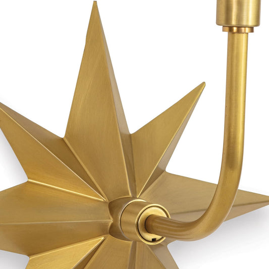 Etoile Sconce (Natural Brass)