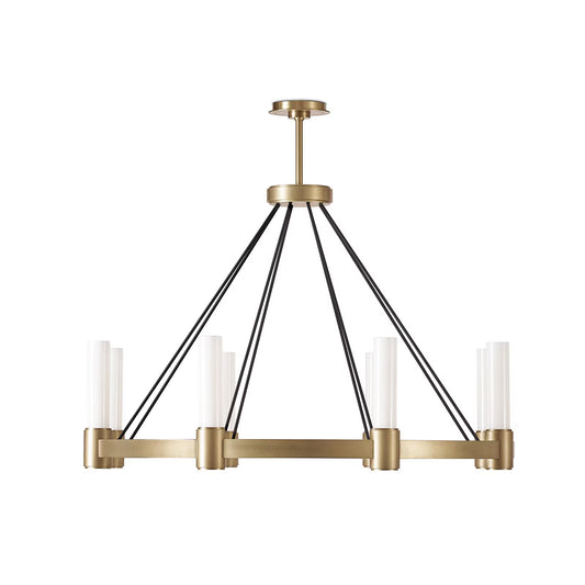 Dixon Chandelier (Natural Brass)