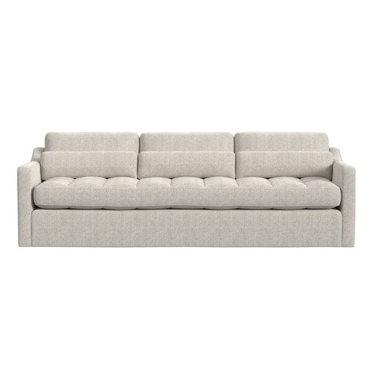 Slope 90 inch Sofa - Snuggle Vanilla