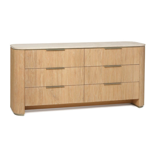 Morrison 6 Drawer Chest - Husk