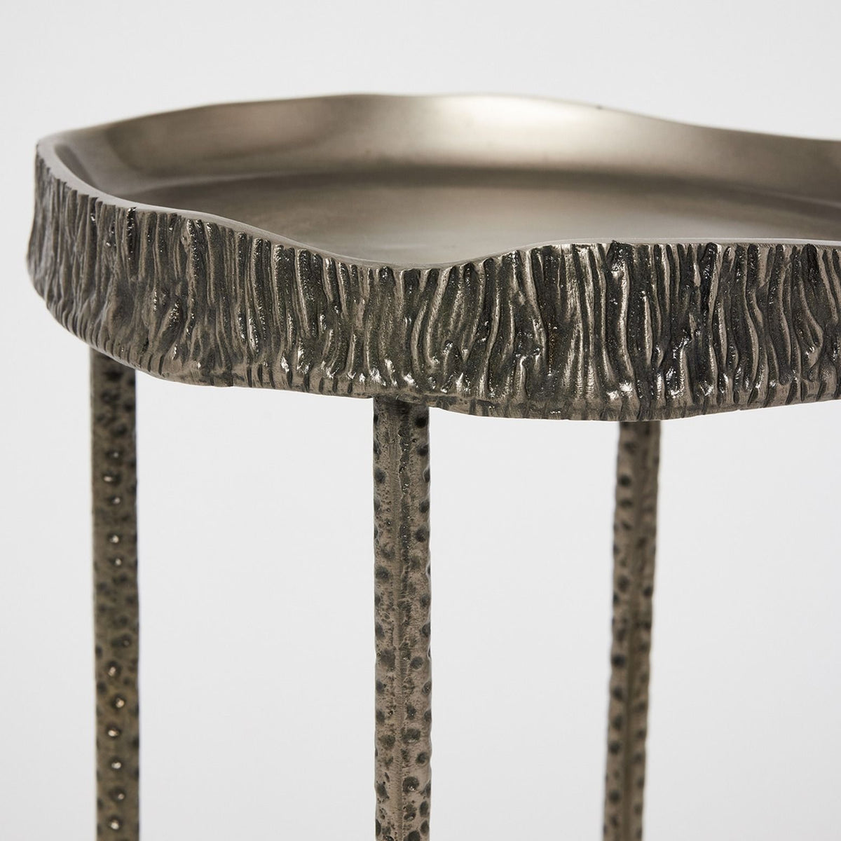 Ada Drink Table - Antique Nickel