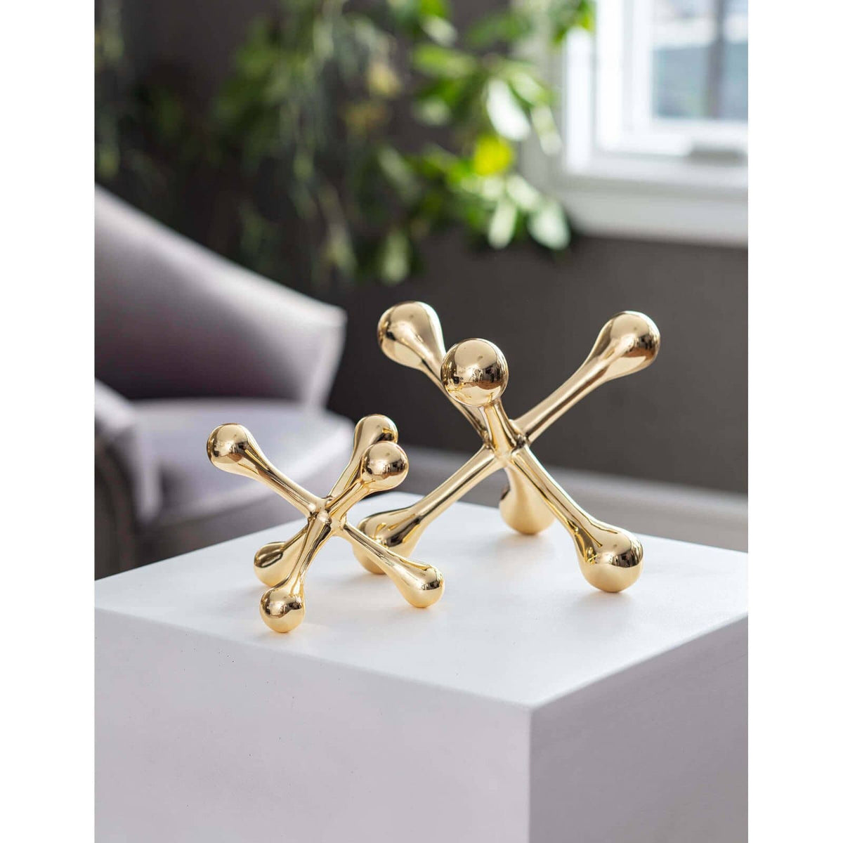 Modern Jacks, S/2 (Gold)