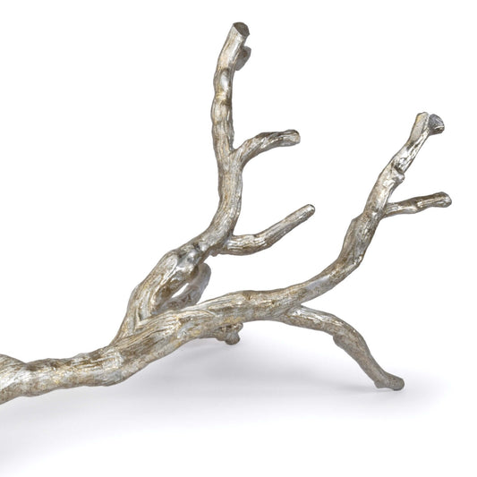 Metal Branch (Silver Leaf)