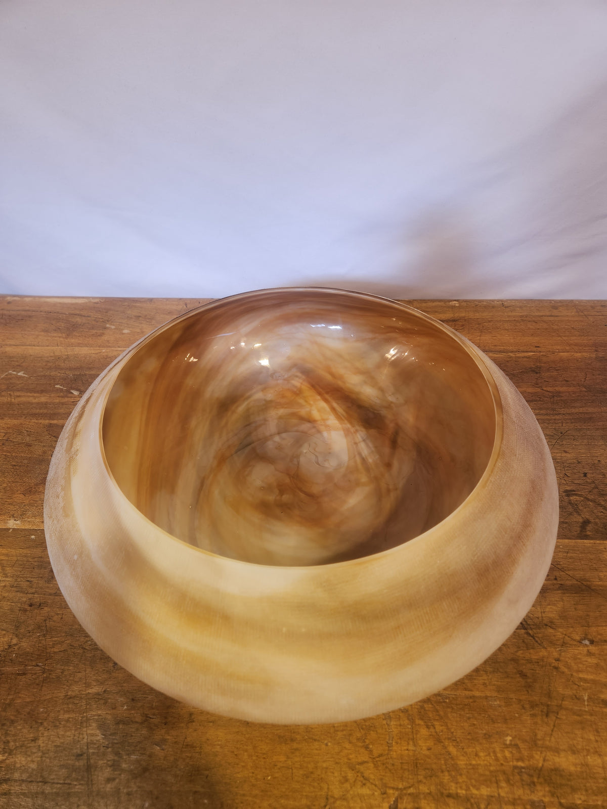 Translucent Amber Bowl