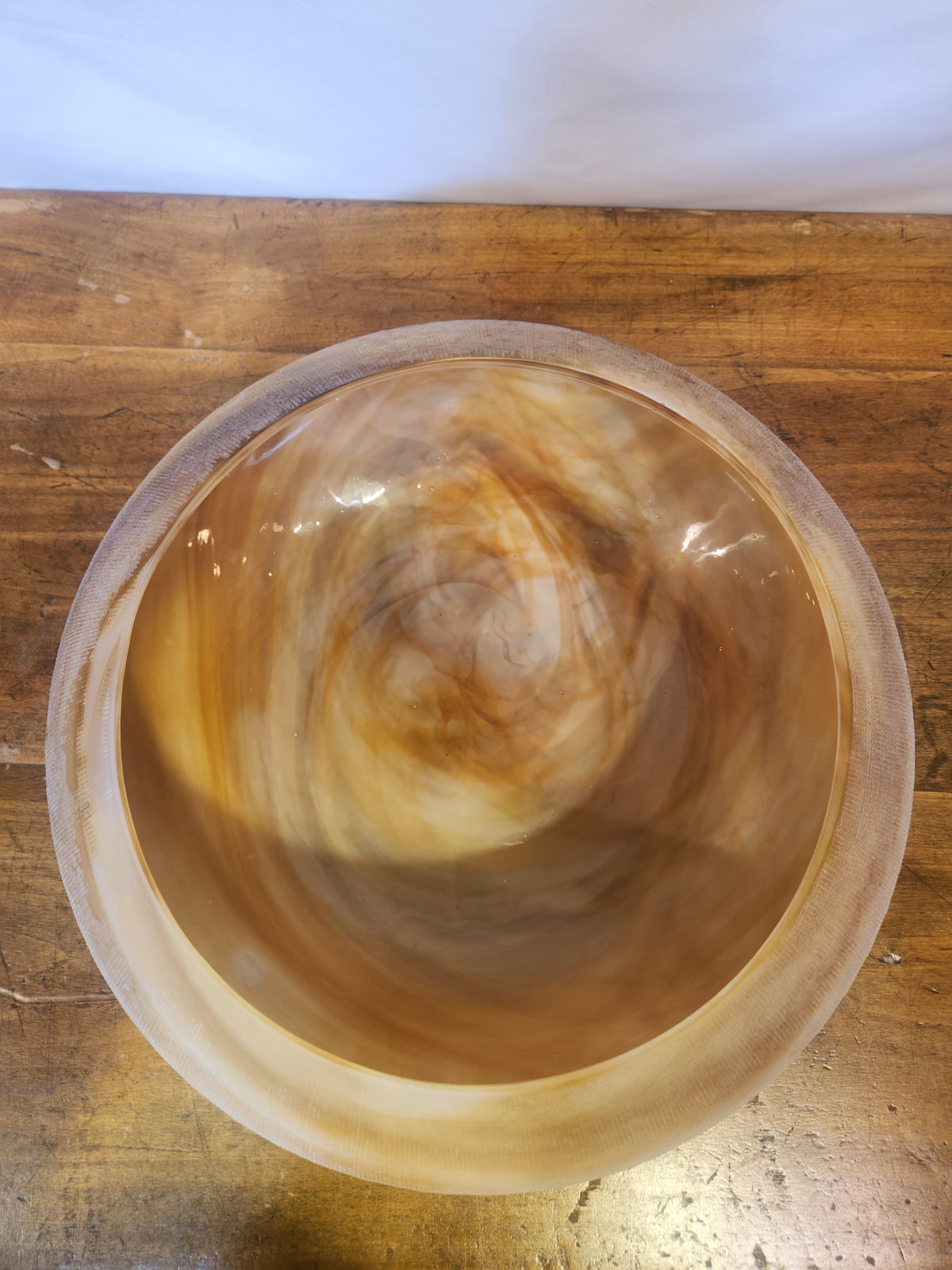 Translucent Amber Bowl