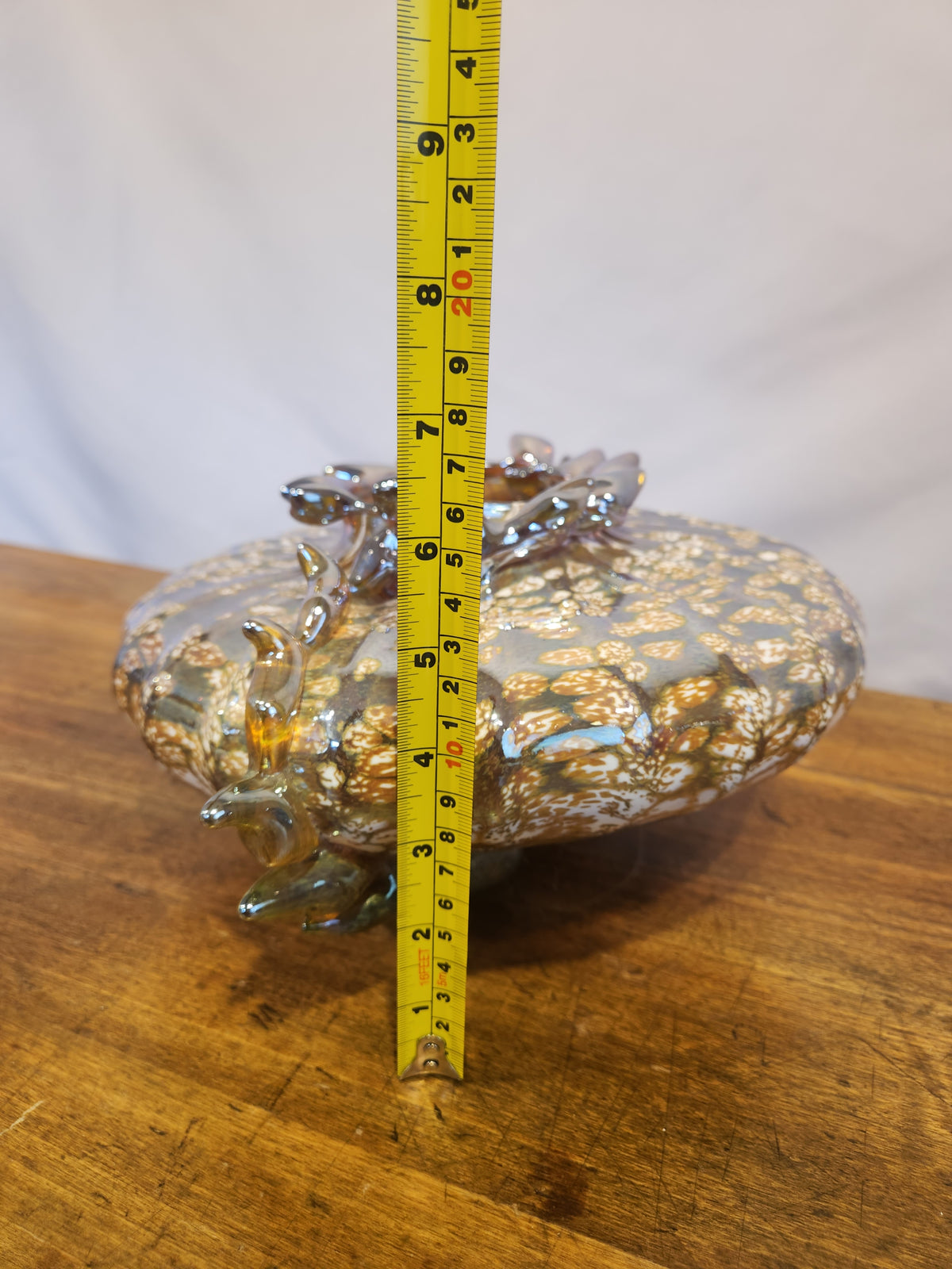 One of a Kind Blown Glass Dish