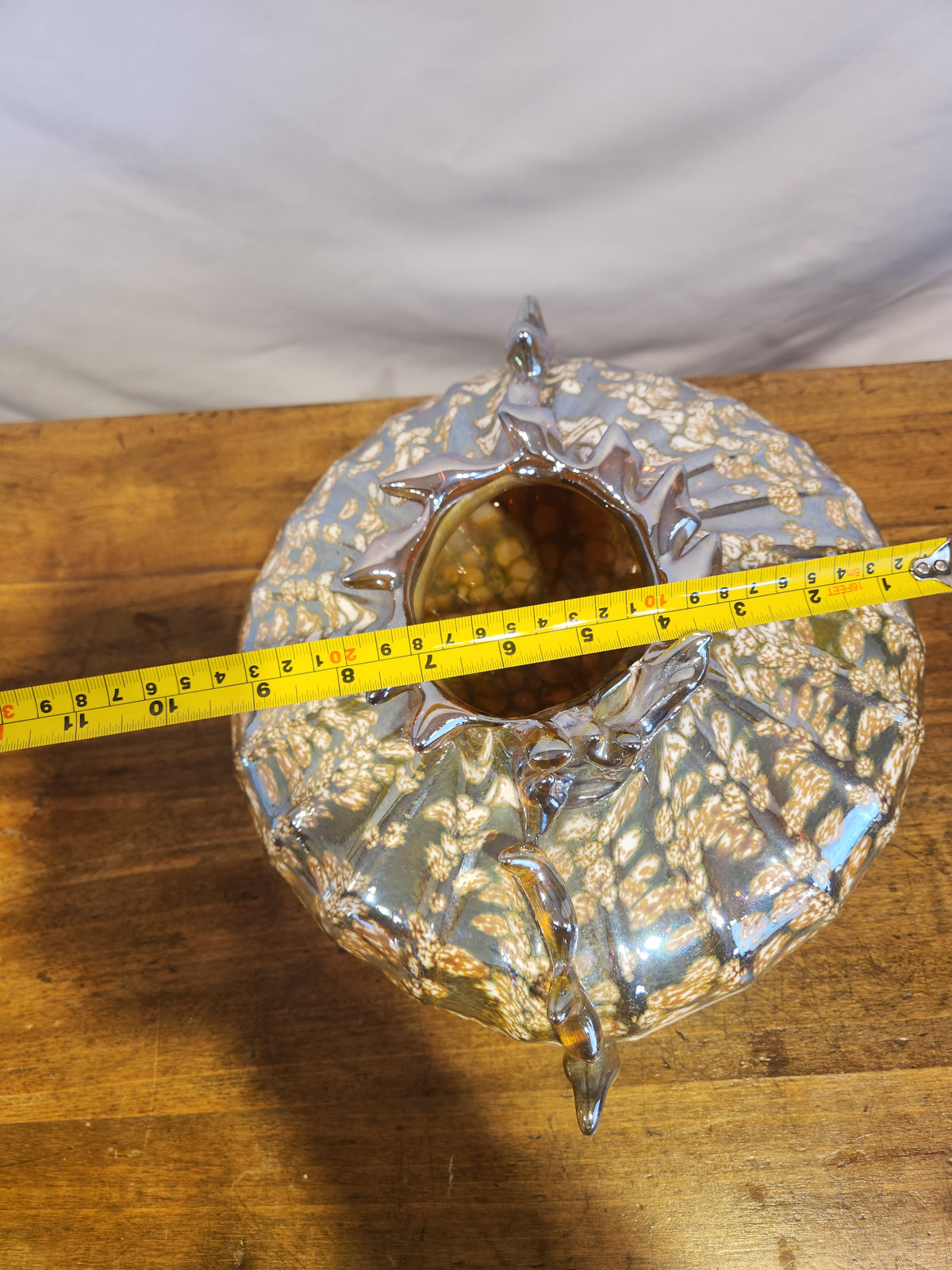 One of a Kind Blown Glass Dish
