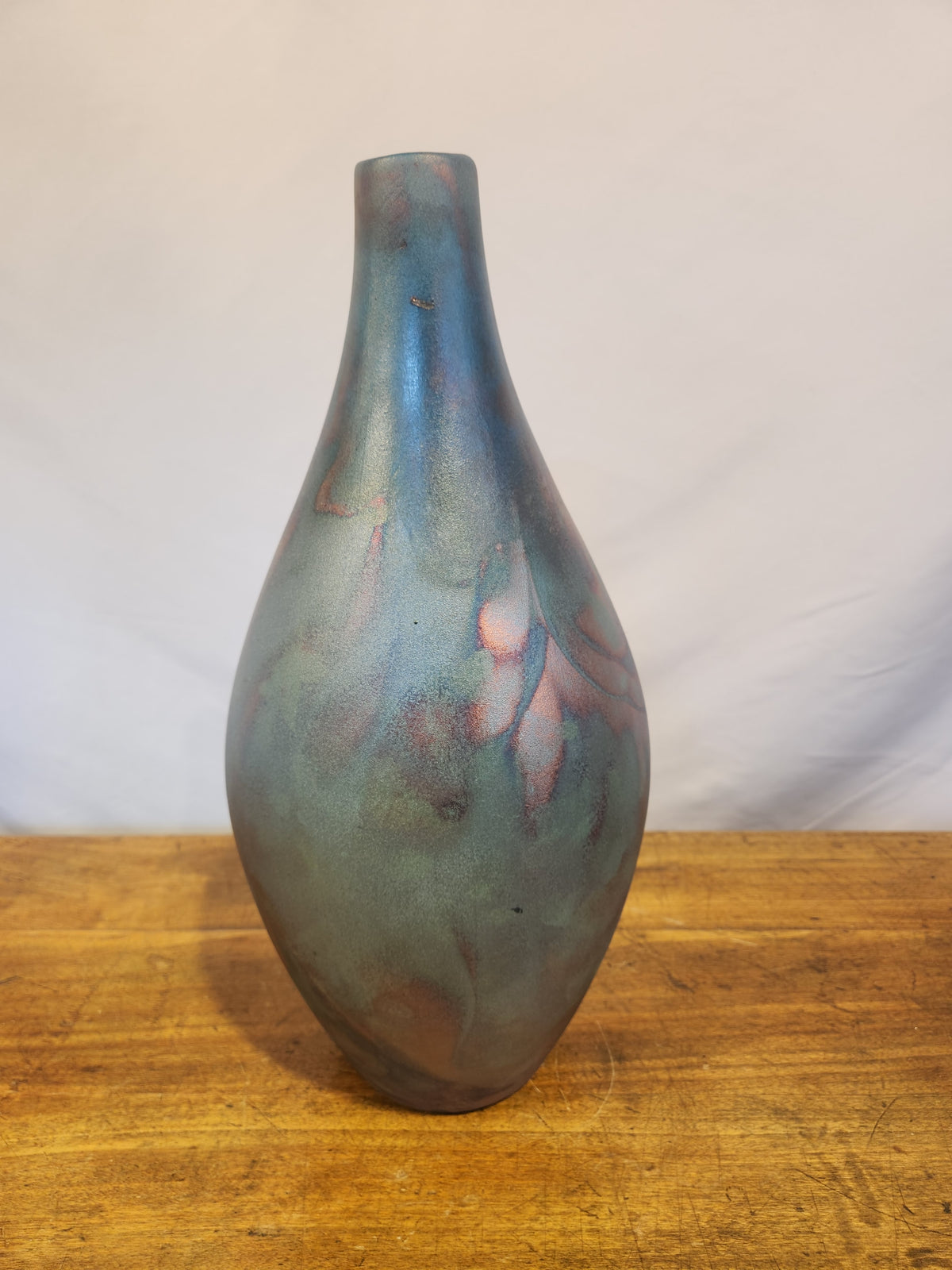 Copper Raku Vase