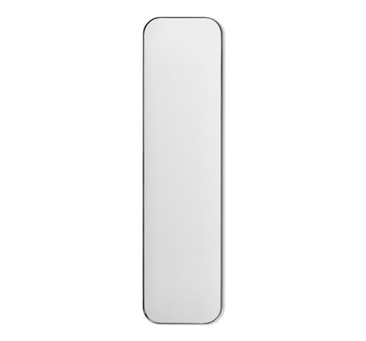 Aalina Narrow Mirror - Brushed Nickel