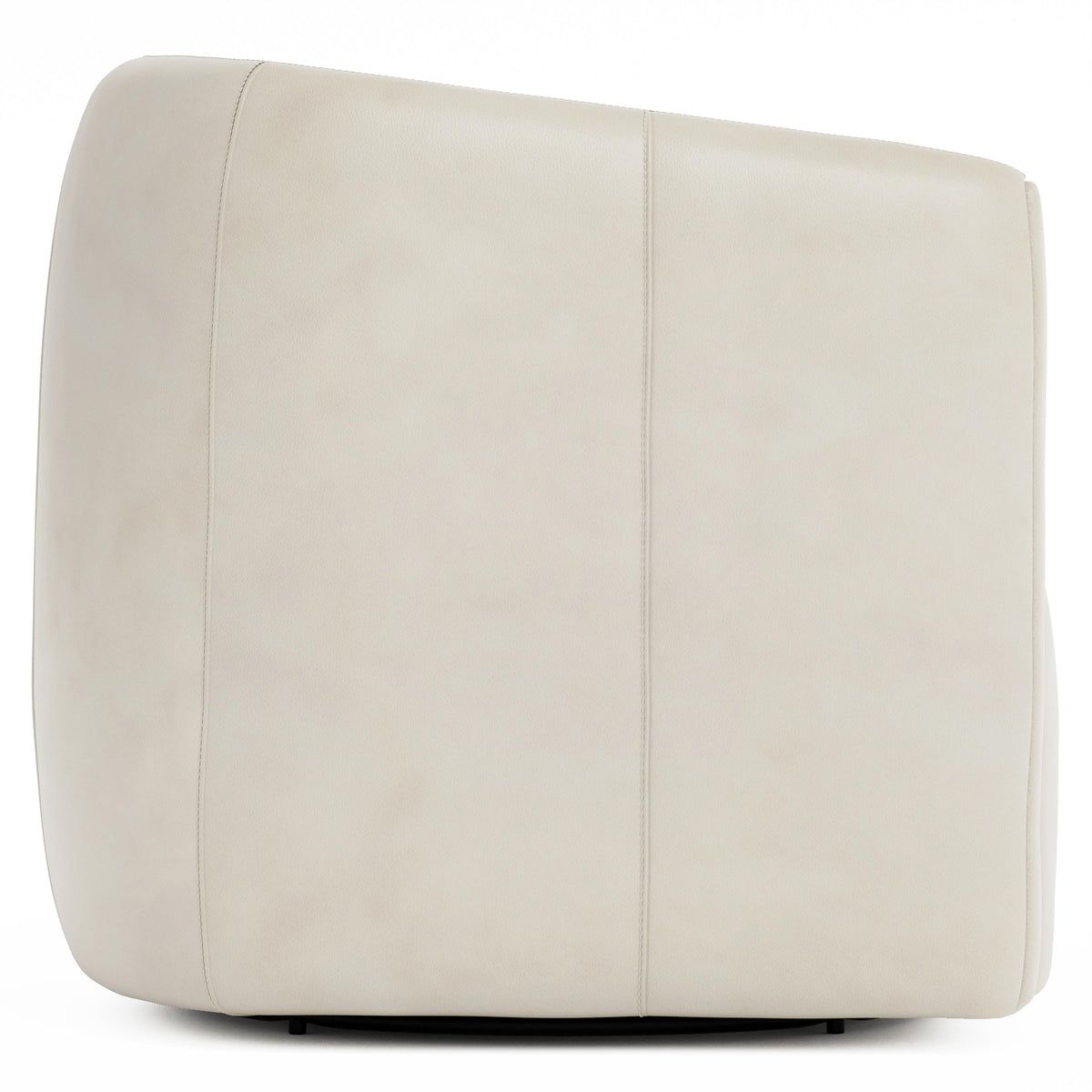 Aline Leather Swivel Chair