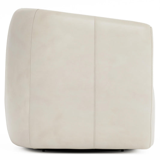 Aline Leather Swivel Chair