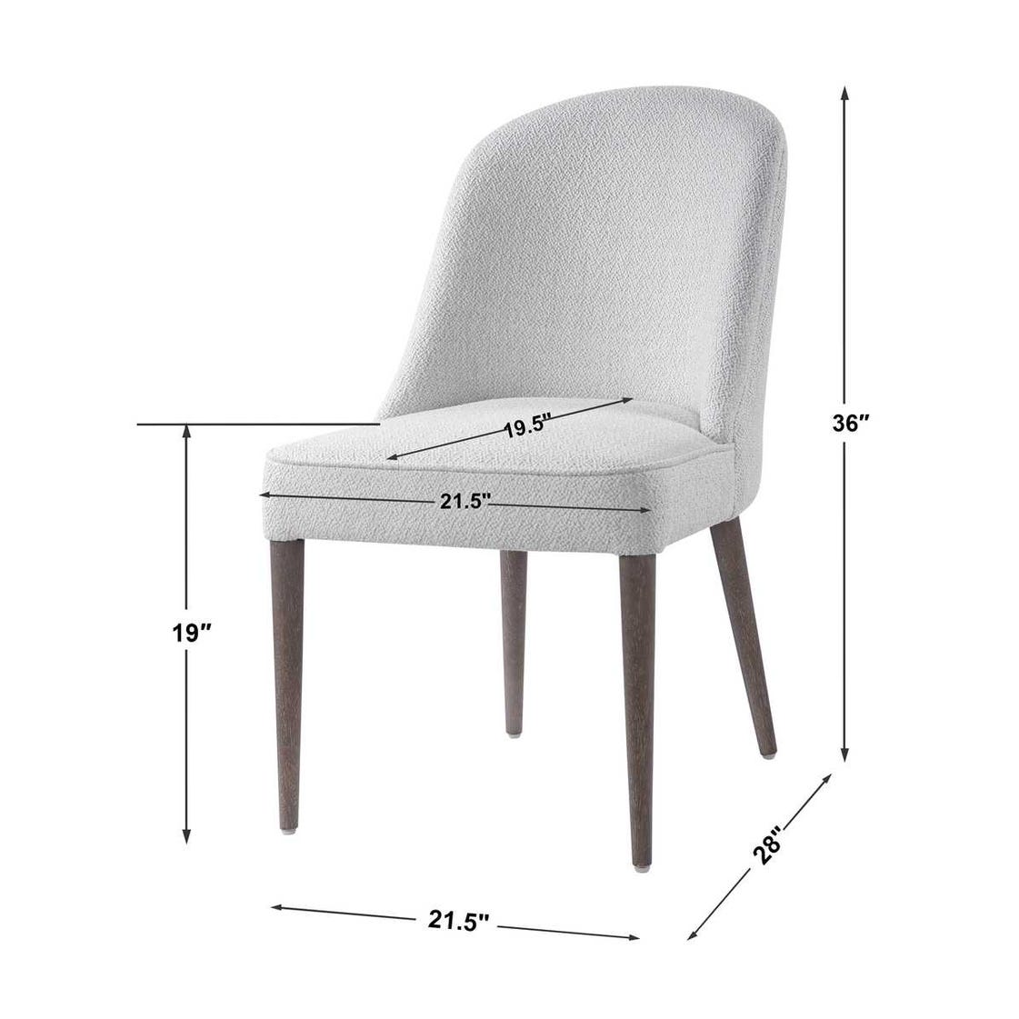 Brie Armless Chair, White