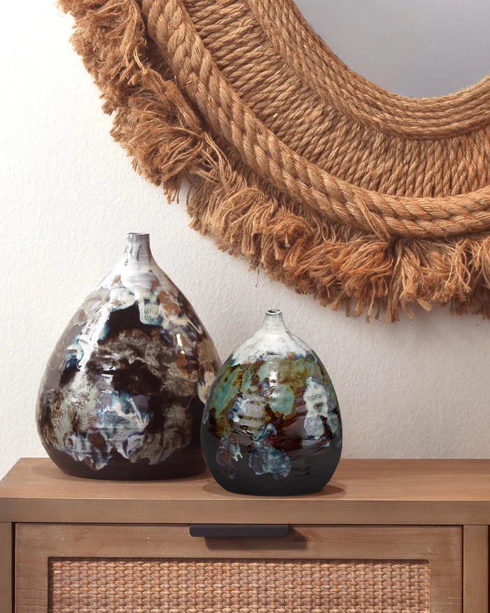 Collage Vase, S/2