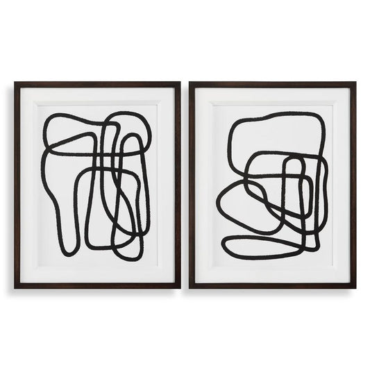 Entangle Framed Prints, S/2