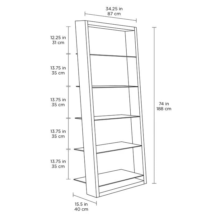 Eileen Leaning Shelf