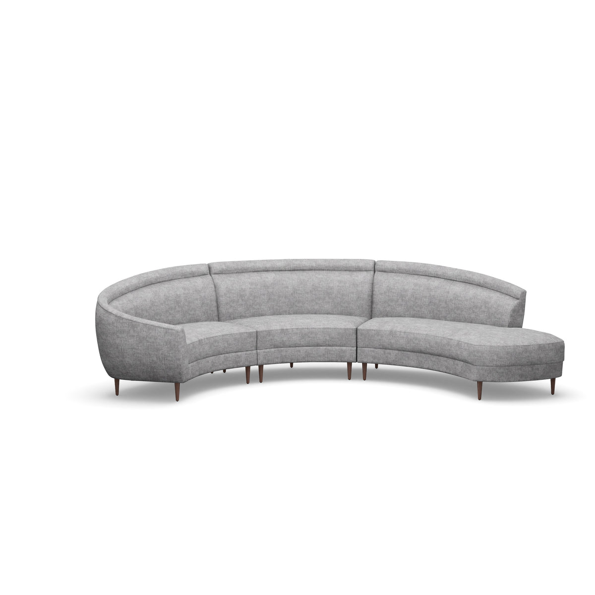 Capri Right Chaise 3 Piece Sectional