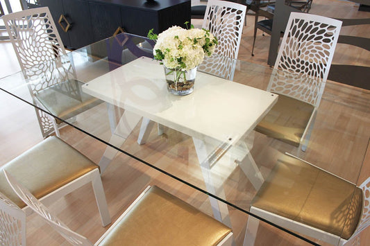 Cole Table, Glass Top