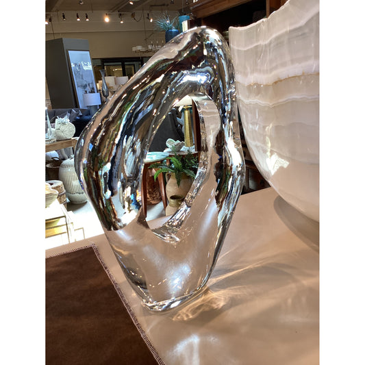 Organic Form Crystal Sculpture